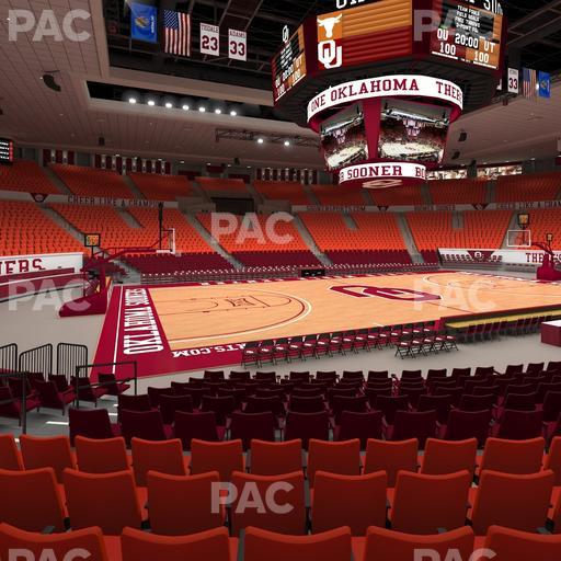 Lloyd Noble Center - Section 124 Seat View