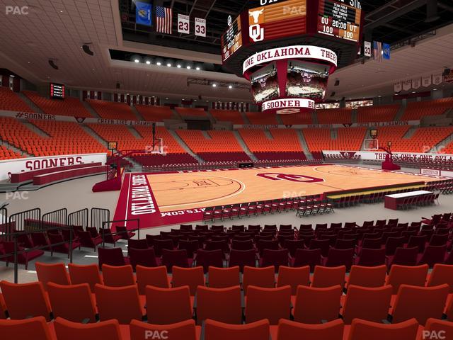 Lloyd Noble Center - Section 124 Seat View