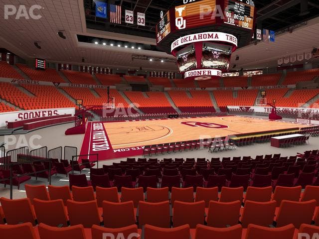Lloyd Noble Center - Section 124 Seat View