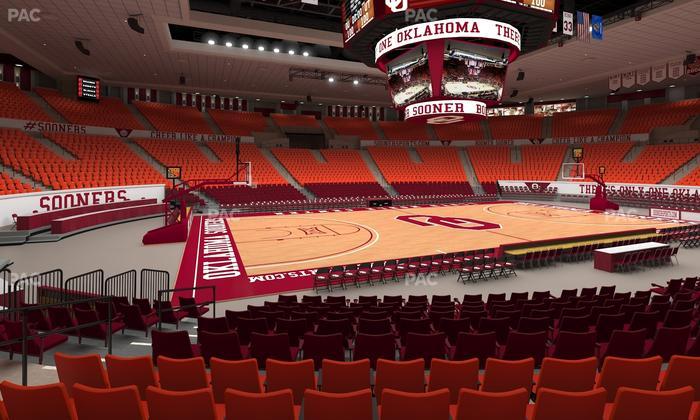 Lloyd Noble Center - Section 124 Seat View