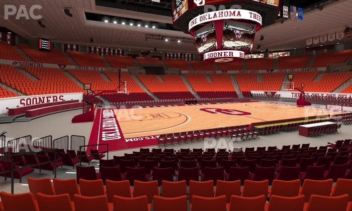 Lloyd Noble Center - Section 124 Seat View