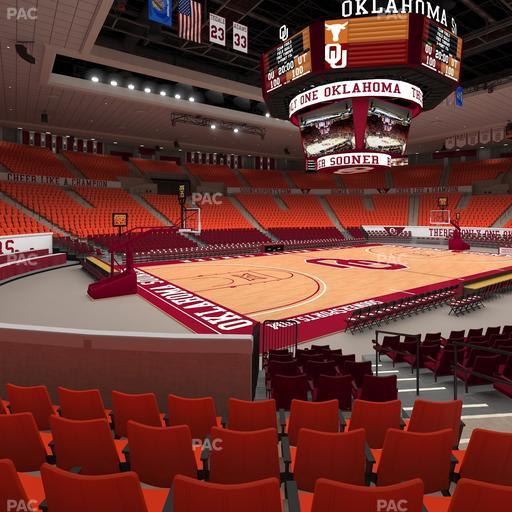 Lloyd Noble Center - Section 125 Seat View