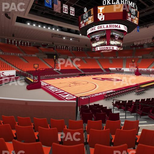 Lloyd Noble Center - Section 125 Seat View