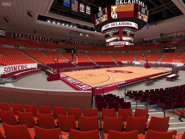 Lloyd Noble Center - Section 125 Seat View