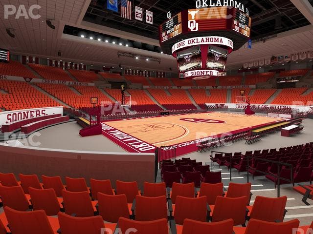 Lloyd Noble Center - Section 125 Seat View