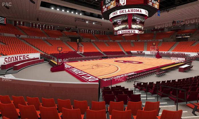 Lloyd Noble Center - Section 125 Seat View
