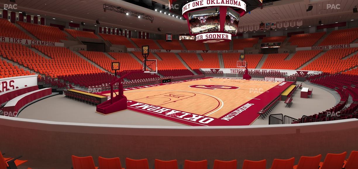 Lloyd Noble Center - Section 126 Seat View