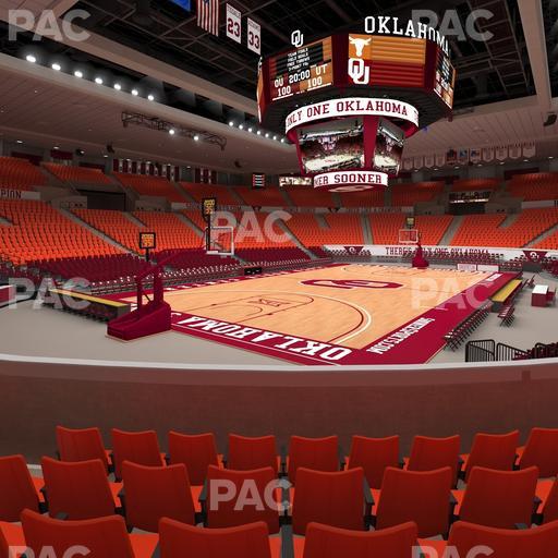 Lloyd Noble Center - Section 126 Seat View