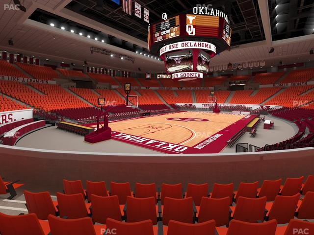 Lloyd Noble Center - Section 126 Seat View
