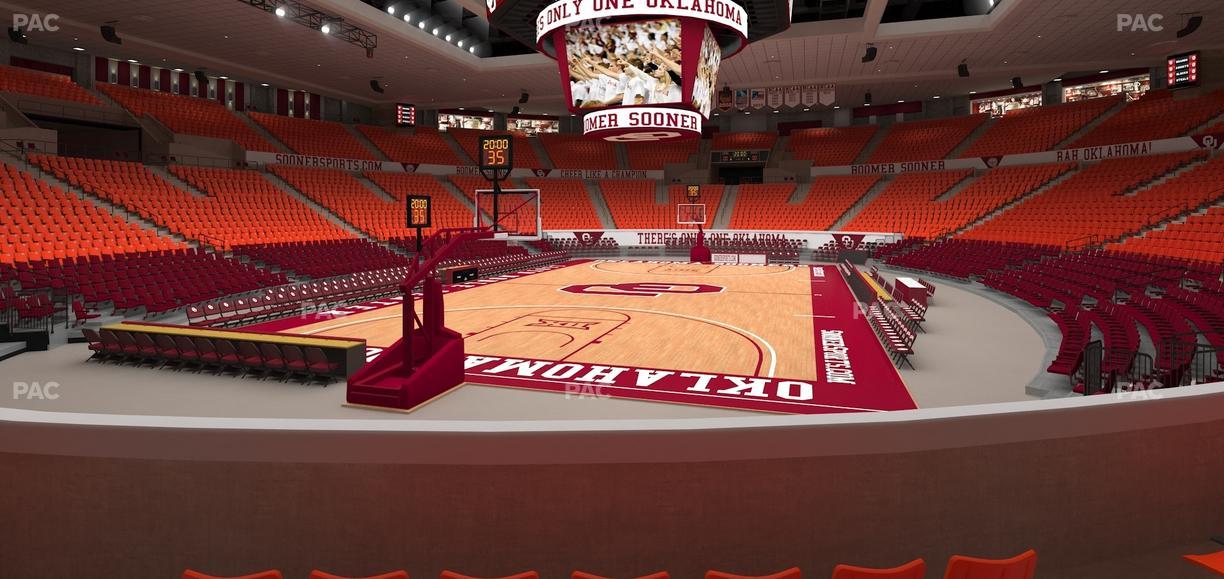 Lloyd Noble Center - Section 127 Seat View