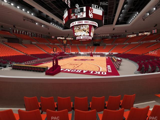 Lloyd Noble Center - Section 127 Seat View