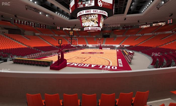 Lloyd Noble Center - Section 127 Seat View