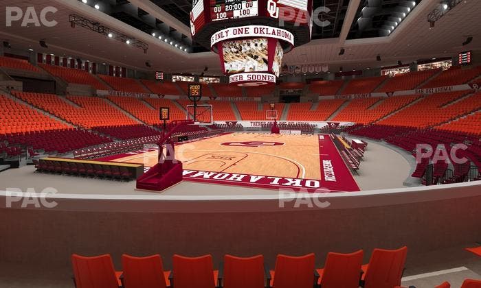 Lloyd Noble Center - Section 127 Seat View
