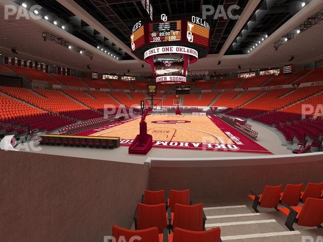 Lloyd Noble Center - Section 128 Seat View
