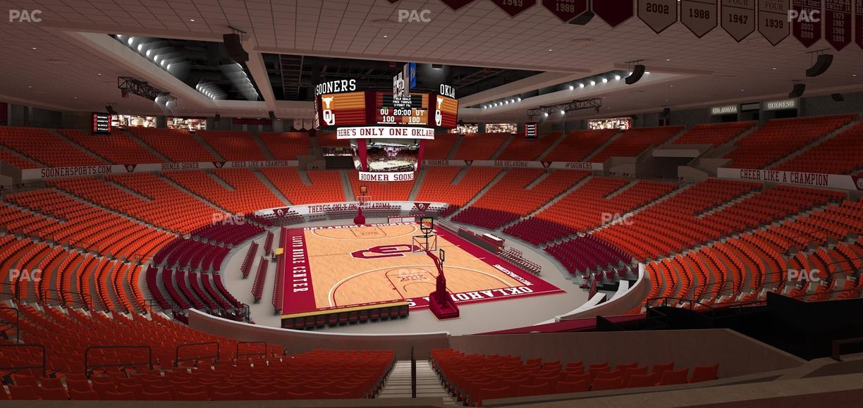 Lloyd Noble Center - Section 201 Seat View