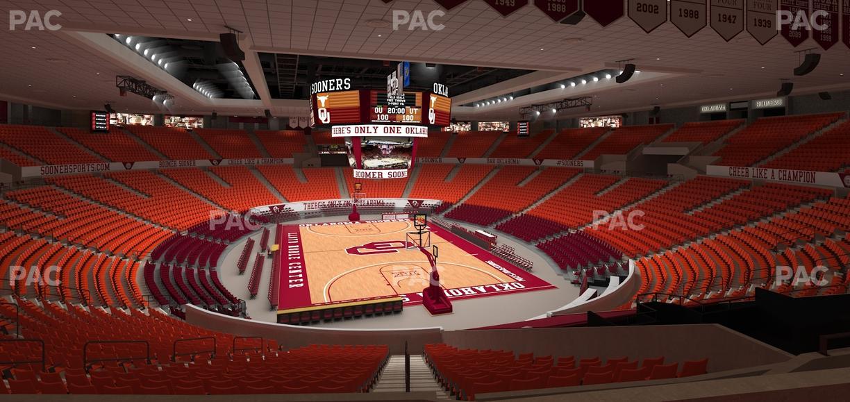 Lloyd Noble Center - Section 201 Seat View