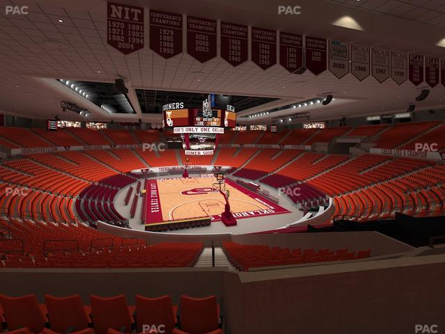 Lloyd Noble Center - Section 201 Seat View