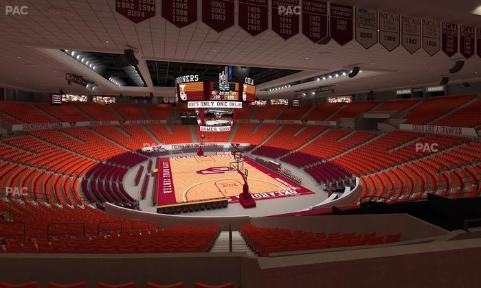 Lloyd Noble Center - Section 201 Seat View