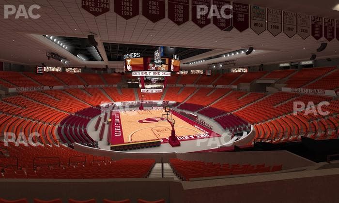Lloyd Noble Center - Section 201 Seat View