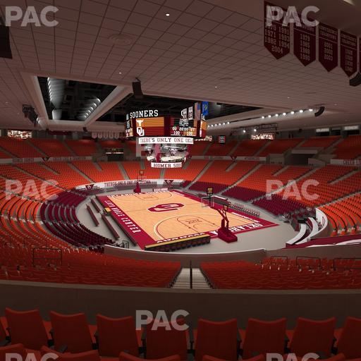 Lloyd Noble Center - Section 202 Seat View