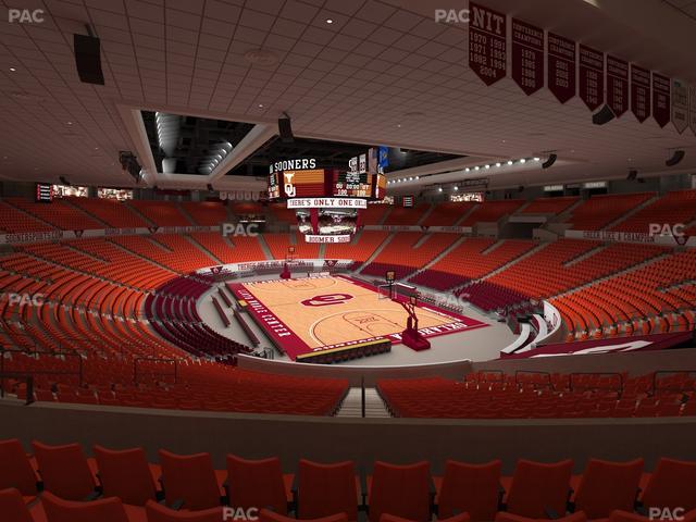 Lloyd Noble Center - Section 202 Seat View