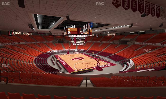 Lloyd Noble Center - Section 202 Seat View