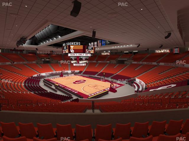 Lloyd Noble Center - Section 203 Seat View