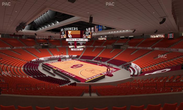Lloyd Noble Center - Section 203 Seat View