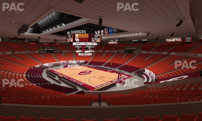 Lloyd Noble Center - Section 203 Seat View