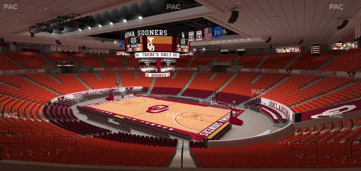 Lloyd Noble Center - Section 204 Seat View