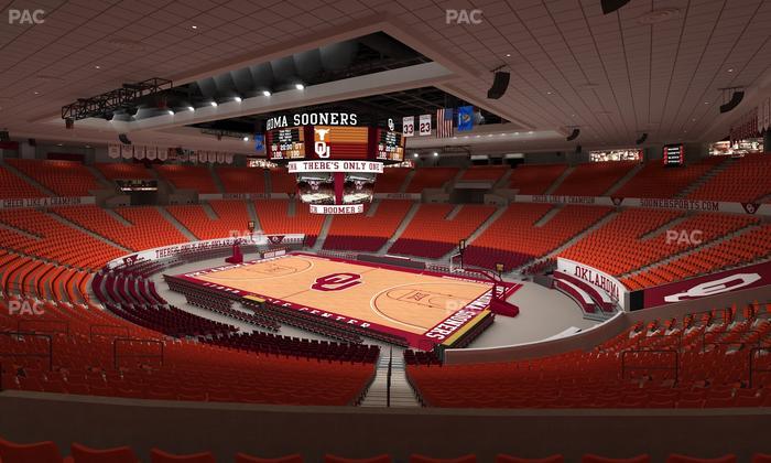 Lloyd Noble Center - Section 204 Seat View
