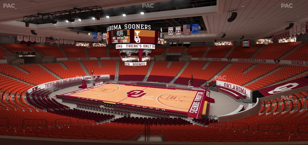 Lloyd Noble Center - Section 205 Seat View