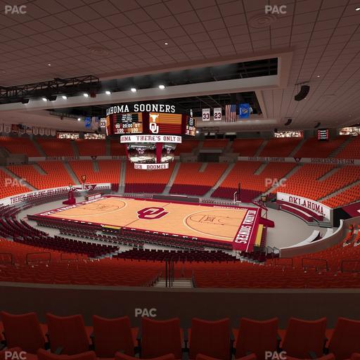 Lloyd Noble Center - Section 205 Seat View