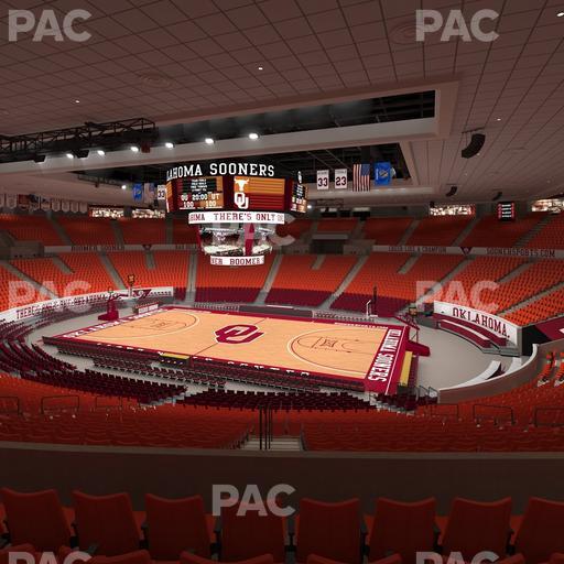 Lloyd Noble Center - Section 205 Seat View