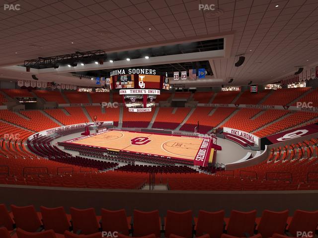 Lloyd Noble Center - Section 205 Seat View