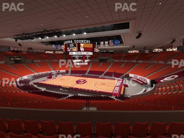 Lloyd Noble Center - Section 205 Seat View