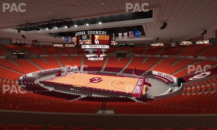 Lloyd Noble Center - Section 205 Seat View