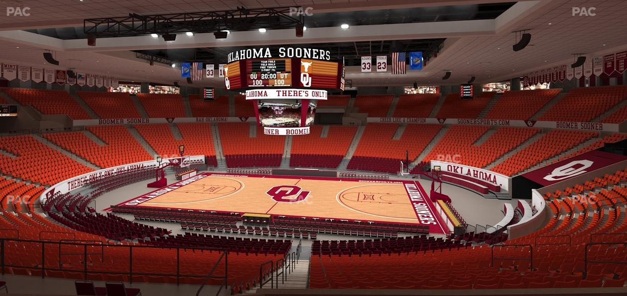 Lloyd Noble Center - Section 206 Seat View