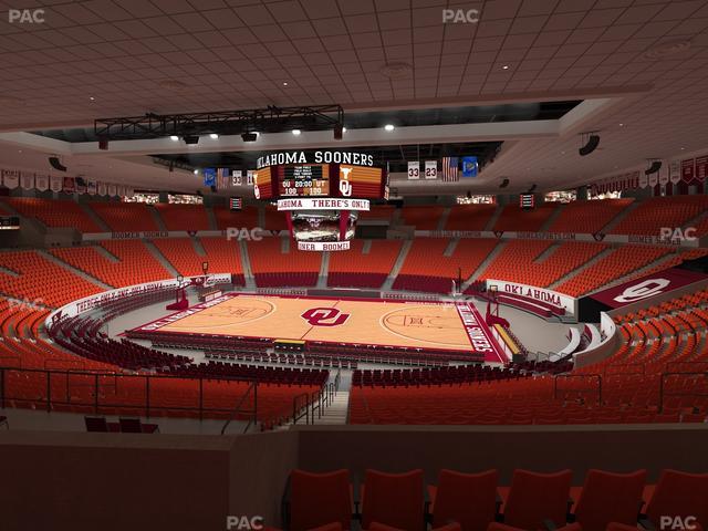 Lloyd Noble Center - Section 206 Seat View