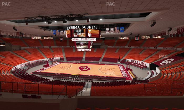 Lloyd Noble Center - Section 206 Seat View