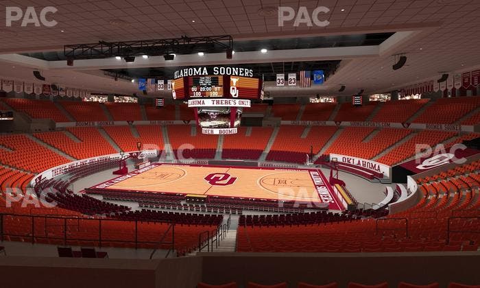 Lloyd Noble Center - Section 206 Seat View
