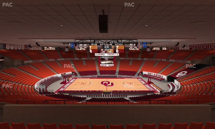 Lloyd Noble Center - Section 207 Seat View