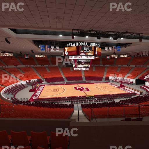 Lloyd Noble Center - Section 208 Seat View