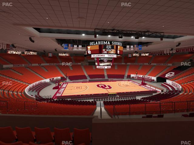 Lloyd Noble Center - Section 208 Seat View