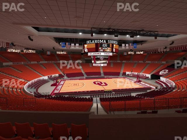 Lloyd Noble Center - Section 208 Seat View