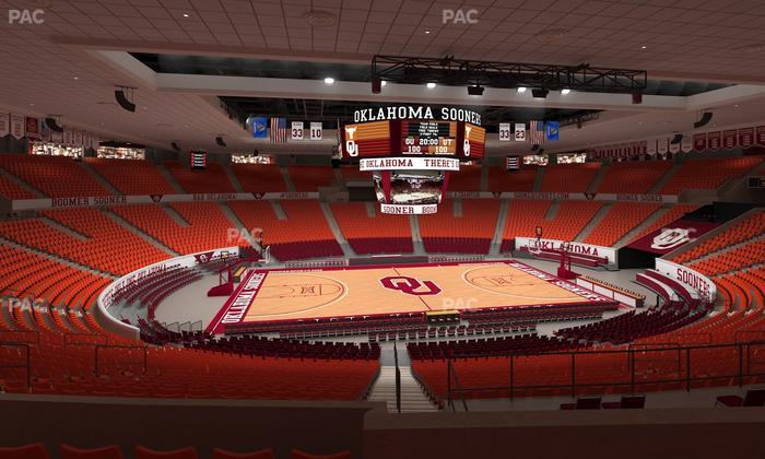 Lloyd Noble Center - Section 208 Seat View