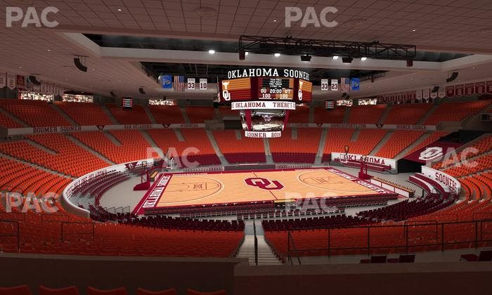 Lloyd Noble Center - Section 208 Seat View