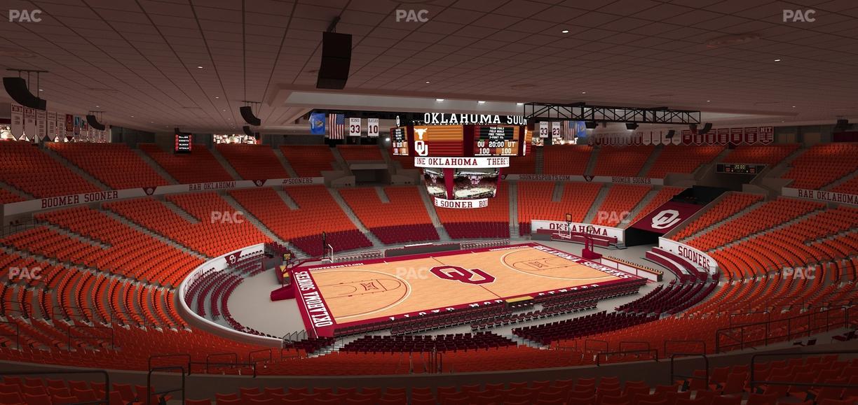 Lloyd Noble Center - Section 209 Seat View