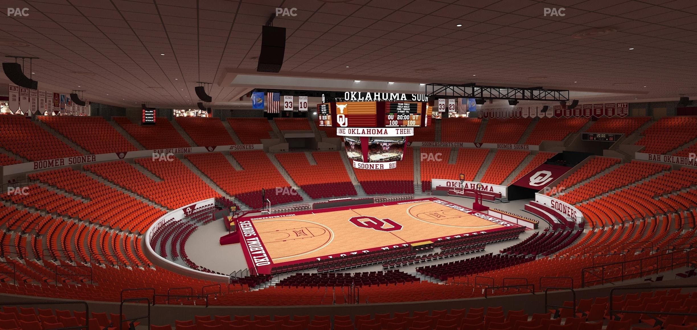Lloyd Noble Center - Section 209 Seat View