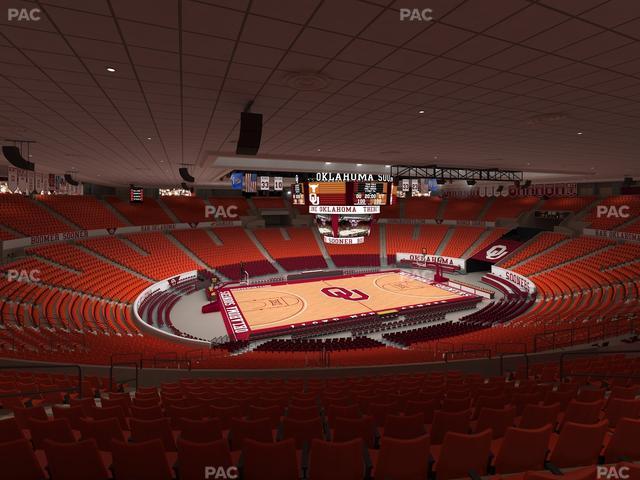 Lloyd Noble Center - Section 209 Seat View